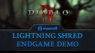 Lightning Shred Druid Endgame - Diablo 4 Season 1