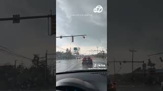 Terrifying video shows tornado touch down just feet away from Ohio motorist screenshot 1