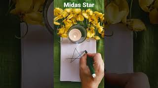 MIDAS STAR REIKI SYMBOL for STEADY FLOW of MONEY, ABUNDANCE and PROSPERITY