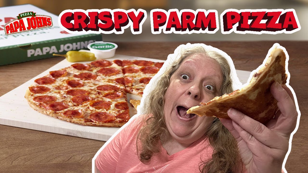 Papa Johns NEW Crispy Parm Pizza - Order Today!