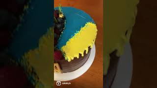 Патріотичний торт #cake #cakedecorating #декорторта