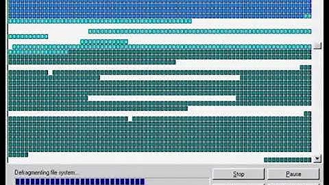 Defragmenting