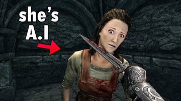 the new Skyrim VR experience with AI changed my life...