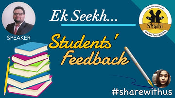 Students’ Feedback 72 | Career Counselling Sessions | SDF