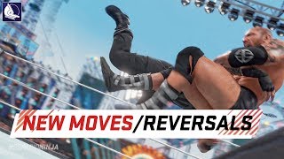 WWE 2K18 All New moves & Reversals (Animations) Part 1 screenshot 3