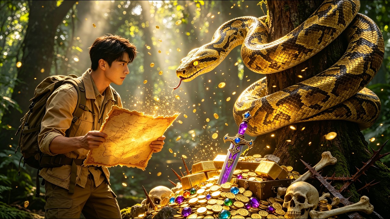 Chàng trai nghèo nhặt được bản đồ kho báu,nhặt vàng,nhặt kiếm,nhặt dị thú,kiếm bạc triệu cưới vợ đẹp