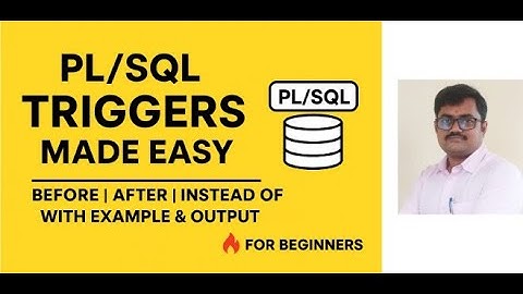 PL/SQL Triggers Explained with Example & Output | Oracle SQL Tutorial for Beginners