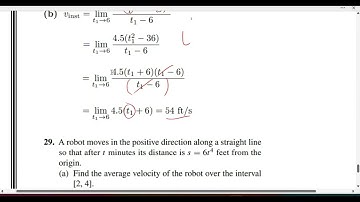 Calculus 1 Ex # 2.1 Q # 29: The Derivative; Tangent Lines and Rates of Change