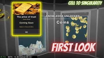 First Look at the new Money Event in Cell to Singularity