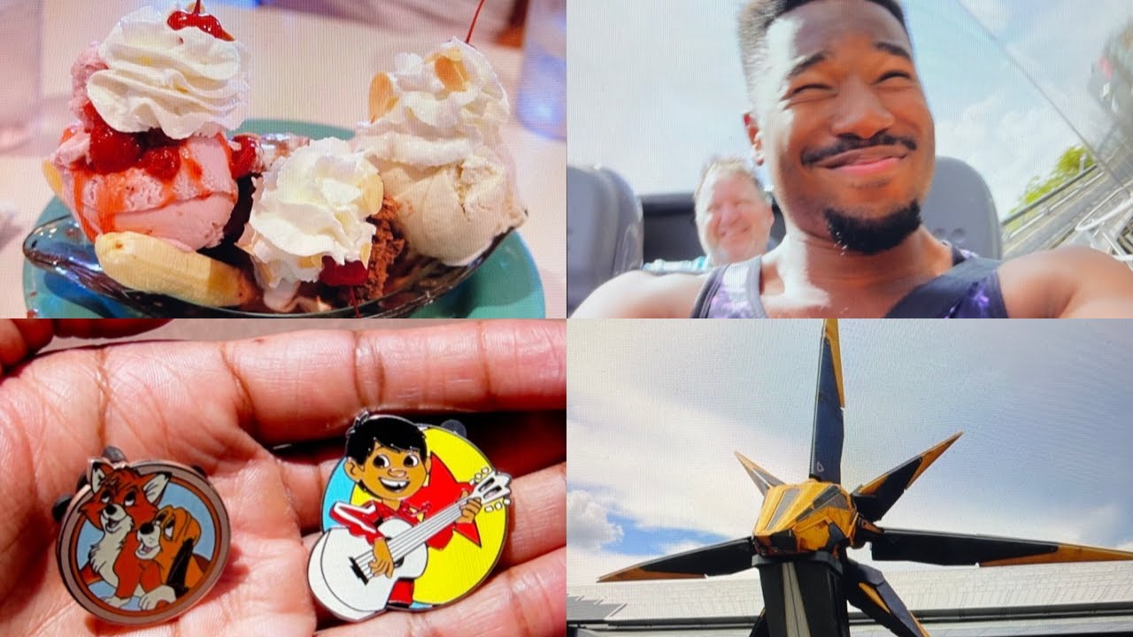 Lunch at Beaches & Cream, Pin Trading Locations and Rides at EPCOT