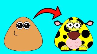 POU virou VACA AMARELA | Pou Vlogs
