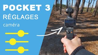 RÉGLAGES VIDÉO pour la CAMÉRA DJI POCKET 3 (Tuto débutant)