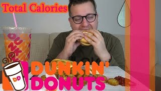 Mukbang Calorie Counting .... GrubUnleashed18 ... Dunkin Donuts