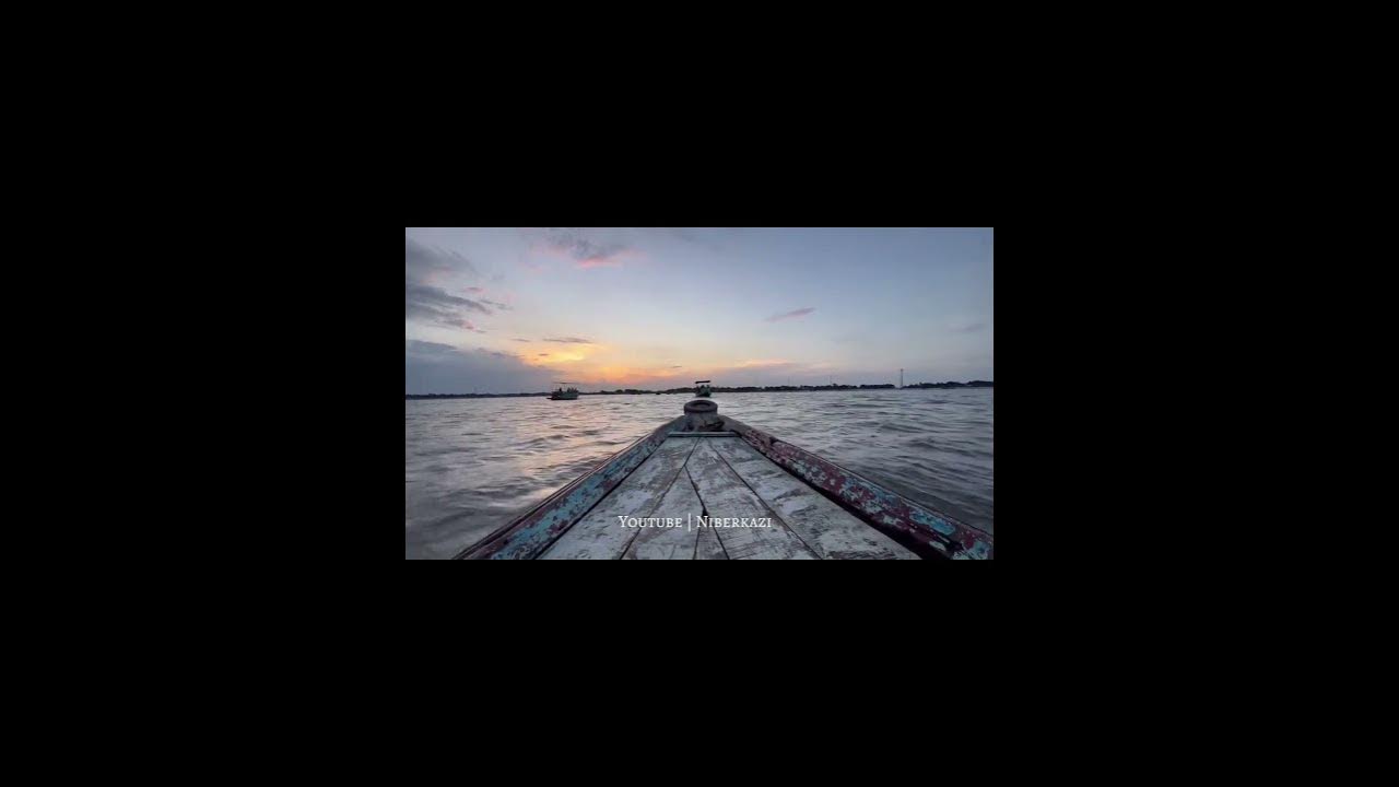 Nature | Nithua pathare | Whatsapp Status Video #nature #weather #peace #river #sunset #monpura