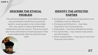 DPA 50173 PROFESSIONAL ETHICS CASE STUDY