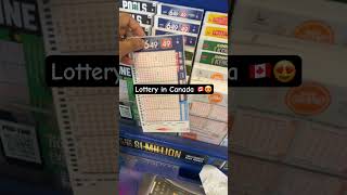 Lotto lottery Canada 🇨🇦😍 $ 1 million 🤩 #canadavlogs #lotterylive #lotto