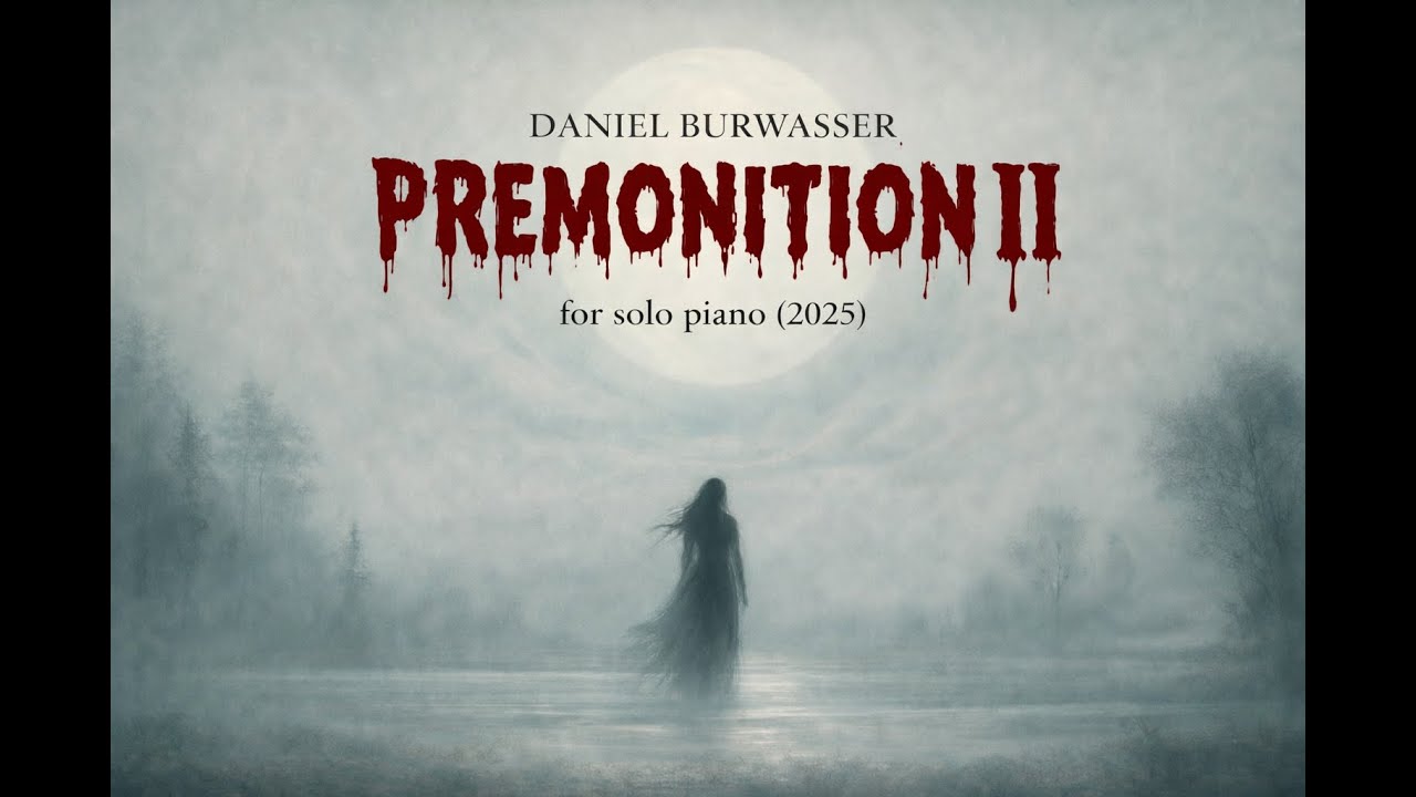 Daniel Burwasser: PREMONITION II (2025) for solo piano