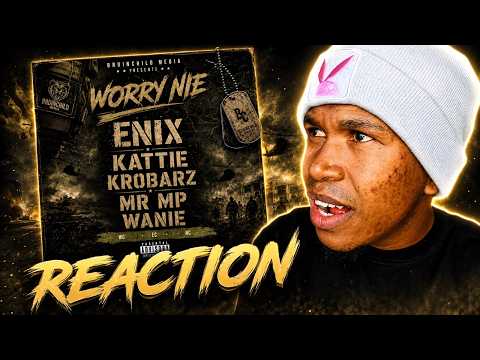 Bruinchild ft Kattie, Wanie, Kro-Barz, Enix Nama'Klong & Mr MP - Worry Nie || REACTION