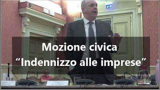 MOZIONE CIVICA INDENNIZZO ALLE IMPRESE