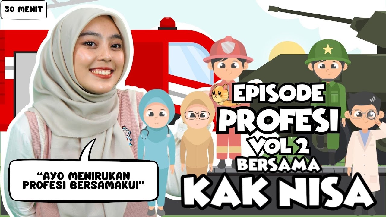 Belajar Bermain Episode Profesi Untuk Balita VOL 2 -  Belajar Bicara, Lagu Interaktif Balita