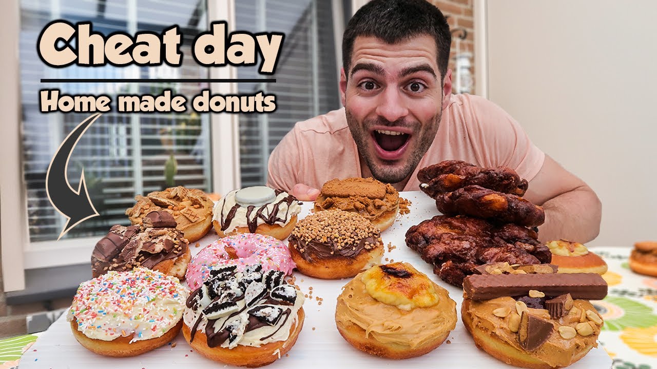 RAW CHEAT DAY WITH HOME MADE DONUTS & MORE