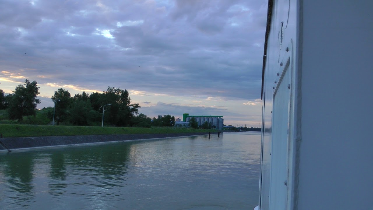 giant grain facility on the Rhine River  6/26/16 (between Breisach and Kehl and near a lock)
