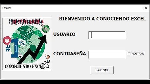 COMO CREAR UN LOGIN EN EXCEL VBA 100% FACIL ✅😎 |CONOCIENDO EXCEL