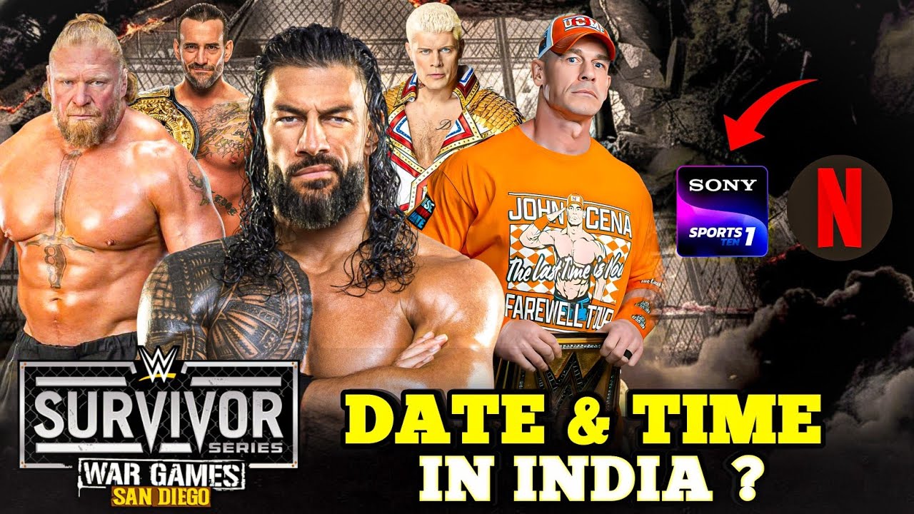 WWE Survivor Series WarGames 2025 Date & Time In India | How To Watch !? | Full Details In Tamil  