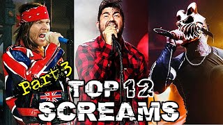 TOP 12 SCREAMS  -  PART 3