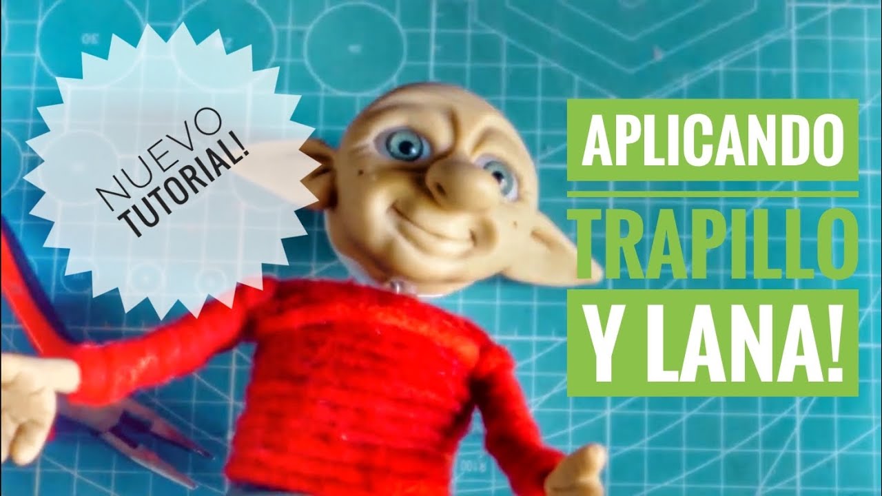 COMO APLICO TRAPILLO PARA VESTIR A LOS DUENDES? 😀🍀🙋‍♂️