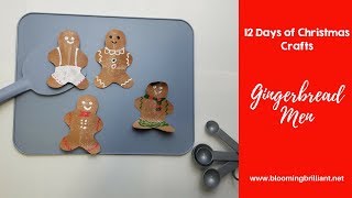 12 Days of Christmas Crafts- Gingerbread Man Craft for Kids