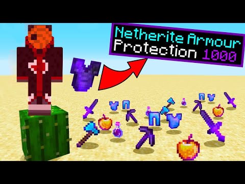 ვხურავ Minecraft მაგრამ როცა ვზიანდები OP ნივთებს ვიღებ