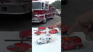 rescue pemadam kebakaran car calling #pemadamkebakaran #firetruck #calling #toys