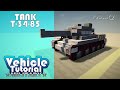Как построить Танк Т-34-85 в Minecraft! | VTM #6
