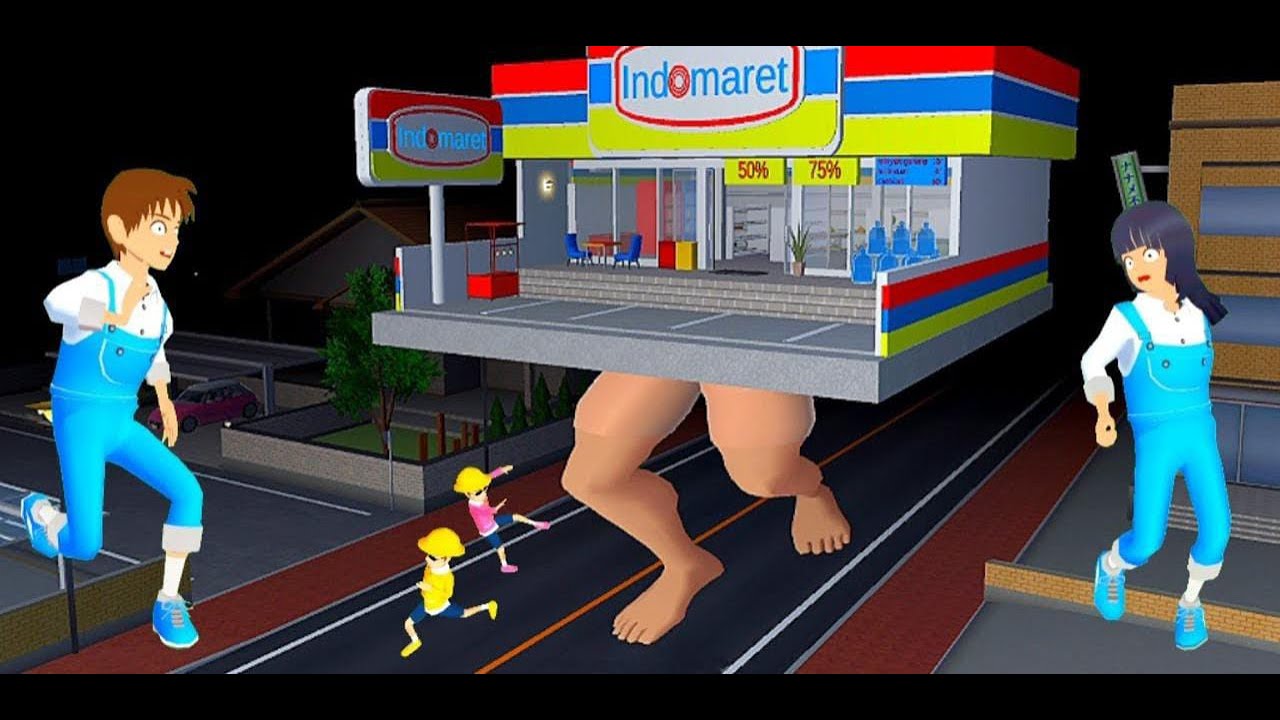 English SAKURA SchoolSimulator : 😍 Excited stream | Playing Solo | Streaming with Turnip