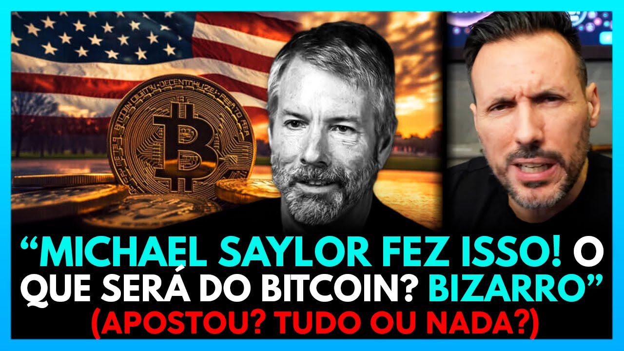 MICHAEL SAYLOR DA STRATEGY FEZ ISSO COM O BITCOIN!