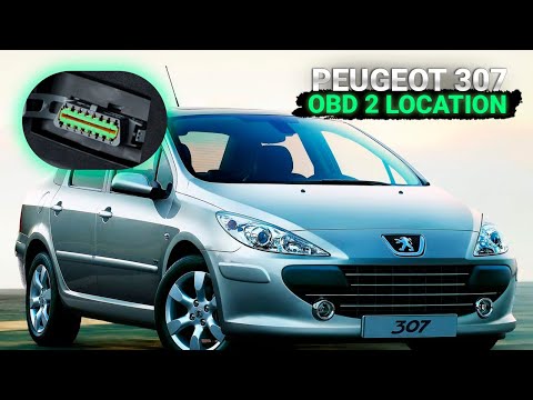 Пежо 307 обд 2 раcположение разъема в автомобиле. OBD 2 location Peugeot