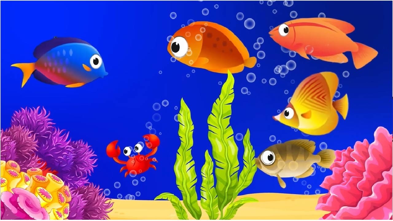 Baby Lullaby🐟Soothing fishes🐟Calming Undersea Animation🐟Aquarium #lullaby #sleepmusic #432