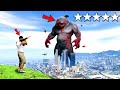 Scary shark head destroys los santos in gta 5  king shark vs franklin