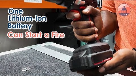 Prevent Lithium-Ion Battery Fires