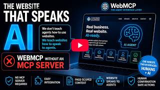 The Website That Speaks AI — WebMCP Without an MCP Server