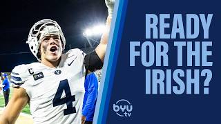 Cade Uluave on BYU’s Defensive Challenge vs. Notre Dame | BYUtv
