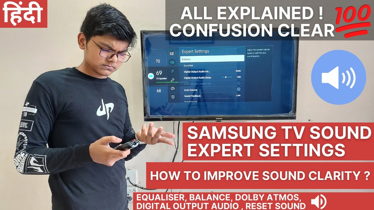 Samsung TV Sound Expert Settings To Improve Sound Clarity All Explained 💯 Confusion Clear
