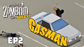 Build 42 Combat is ROUGH! | Project Zomboid Build 42 | Ep 2