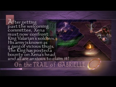 PS1 Xena The Warrior Princess Level 5 On The Trail Of Gabrielle