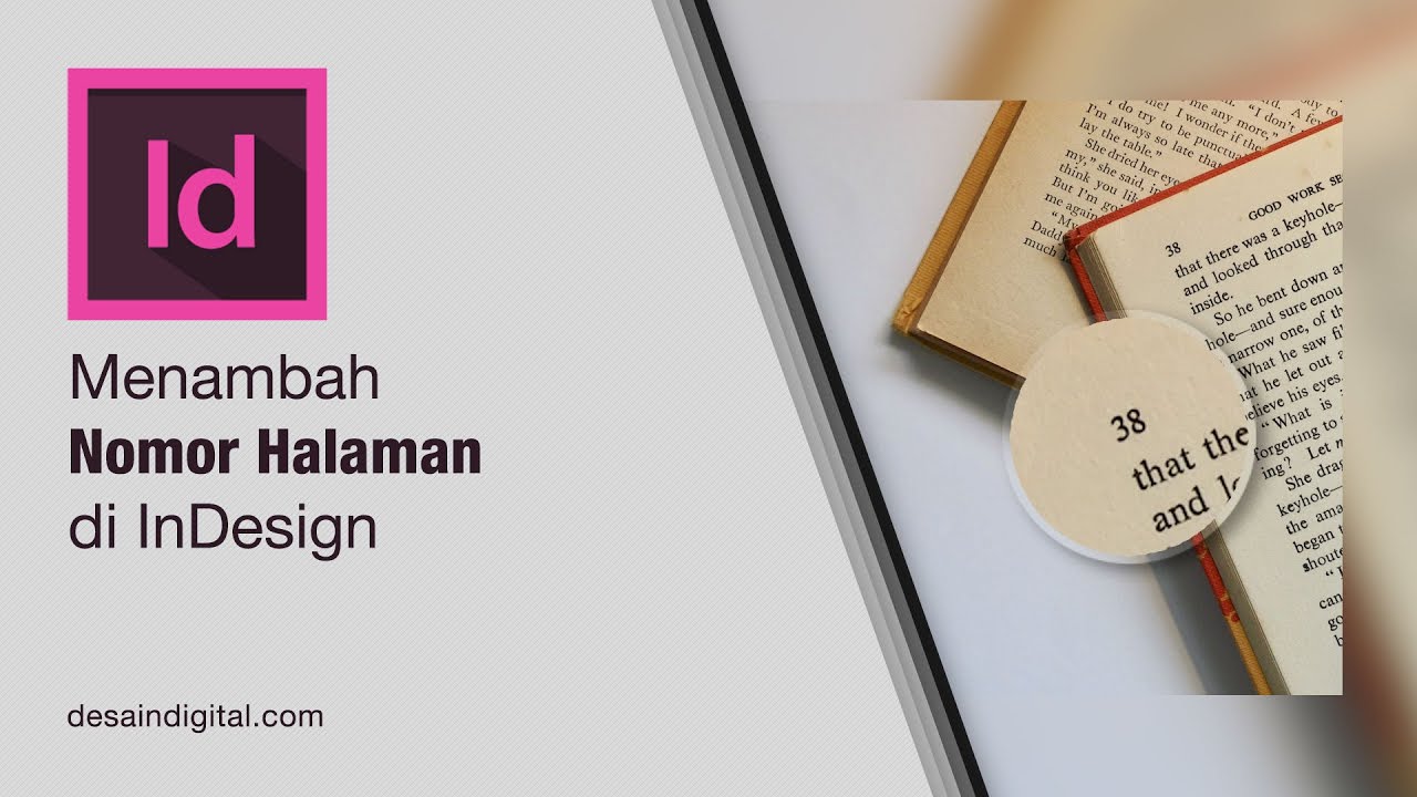 Cara Menambahkan Nomor Halaman Ke InDesign YouTube Cara menambahkan nomor halaman ke indesign youtube