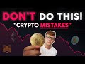 The 5 WORST Crypto Mistakes To Avoid - Don&#39;t Lose Money!