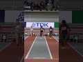 Julien Alfred charges to Indoor gold in Glasgow 😤