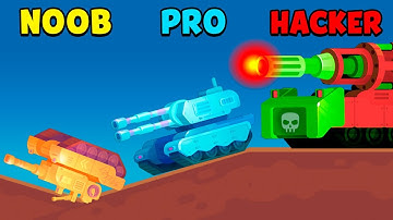 NOOB vs PRO vs HACKER - Tank Stars