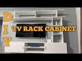 how to make DIY TV RACK CABINET // paano gumawa ng TV RACK cabinet